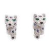 Cartier Panthère de Cartier Earrings White Gold Sapphire Diamond Pave Diamond 1