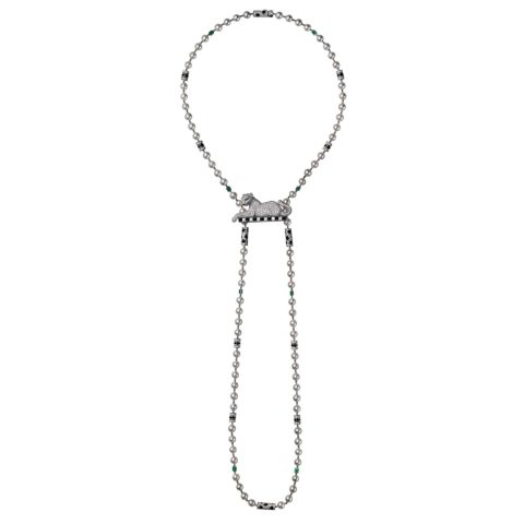Cartier Panthère De Cartier H7000018 Necklace White Gold Diamonds High Jewelry Pendants 1