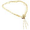 Cartier Panthère de Cartier Necklace Yellow Gold Diamond Peridot Onyx Lacquer Tassel 1