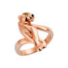 Cartier B4096800 Panthère De Cartier Ring Rose Gold Tsavorite Garnet Black Lacquer 1