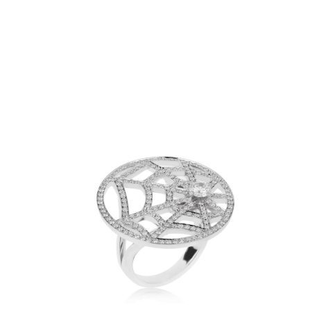 Chaumet Attrape Moi White Gold Diamond Ring Coral 11
