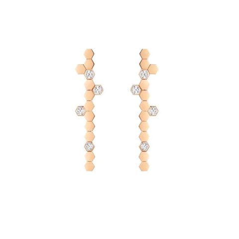Chaumet Bee My Love Earrings 085090 Rose gold diamonds 1