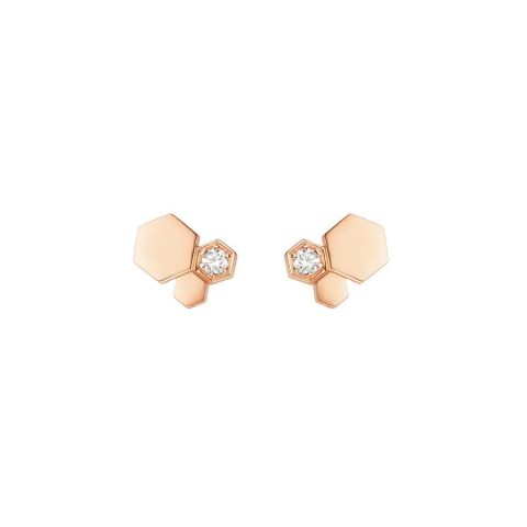 Chaumet Bee My Love Earrings 083985 Rose gold diamonds 1