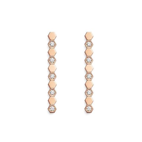 Chaumet Bee My Love Earrings 083993 Rose gold diamonds 2