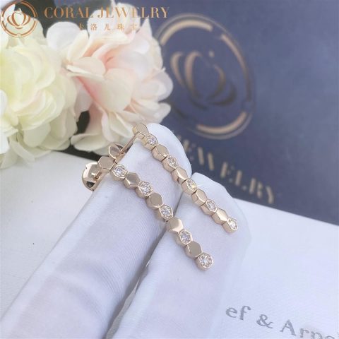 Chaumet Bee My Love Earrings 083993 Rose gold diamonds 8