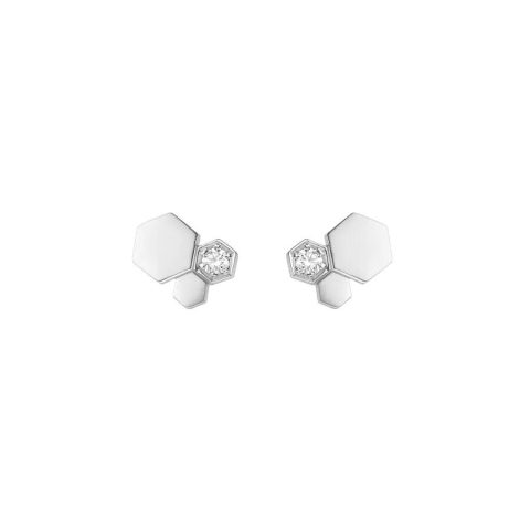 Chaumet Bee My Love Earrings 083984 White gold diamonds 1
