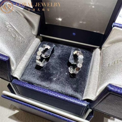 Chaumet 085271 Bee My Love Hoop Earrings White Gold Diamonds 7