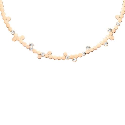 Chaumet Bee My Love 085089 Necklace Rose gold diamonds 2