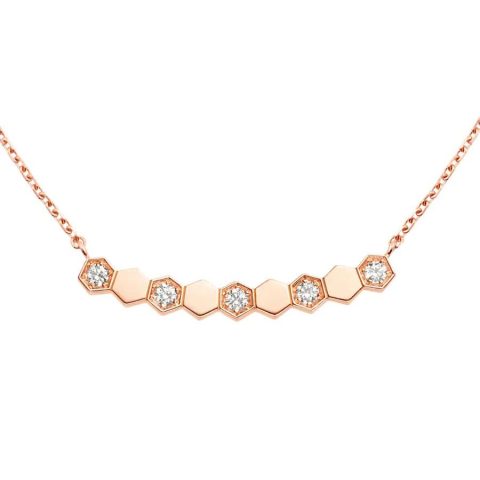 Chaumet 083983 Bee My Love Pendant Rose Gold Diamonds 2