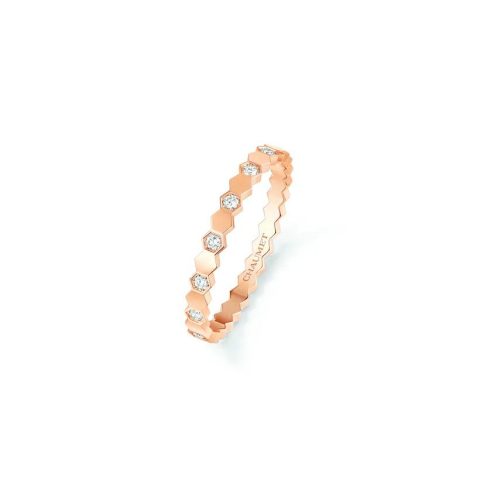 Chaumet Bee My Love Ring 081933 Rose gold diamonds, 2.5mm 1