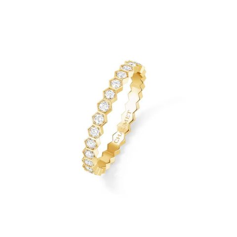 Chaumet Bee My Love Ring 081934 Yellow gold, diamonds, 2.5 mm 2