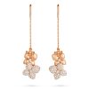 Chaumet 083139 Hortensia Astres d’or brushed rose gold and diamond drop earrings 2 Chaumet 083139 Hortensia Astres d’or brushed rose gold and diamond drop earrings 2