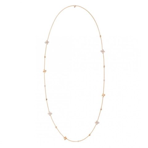 Chaumet Hortensia 083168 Astres d’Or Pink Gold Diamond Necklace 1
