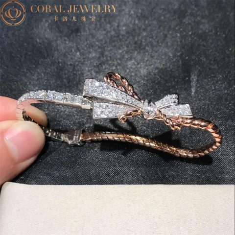 Chaumet Insolence Bracelet 083165 White Gold Rose Gold Diamonds 7