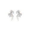 Chaumet Insolence Earrings 082963 White Gold Rose Gold Diamonds 2 Chaumet Insolence Earrings 082963 White Gold Rose Gold Diamonds 1