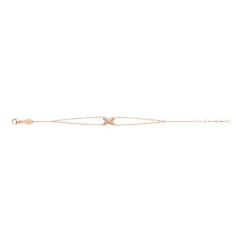 Chaumet 082093 Jeux De Liens Bracelet Rose gold Diamonds 1