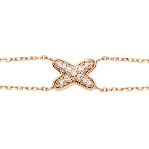 Chaumet 083222 Jeux De Liens Bracelet Rose gold Diamonds 1
