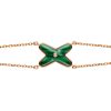 Chaumet 083974 Jeux De Liens Bracelet Rose Gold Malachite Diamond 2