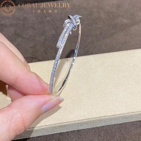 Chaumet Jeux De Liens Bracelet 081798 White Gold Diamonds 9