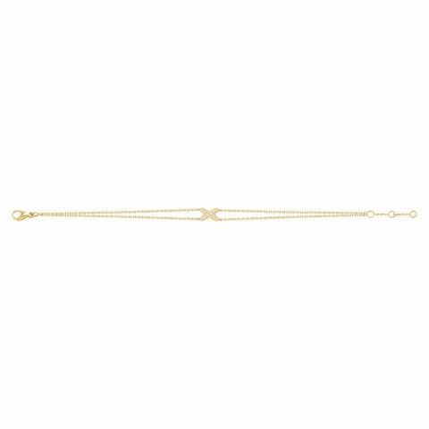 Chaumet 082115 Jeux De Liens Bracelet Yellow gold Diamonds 1