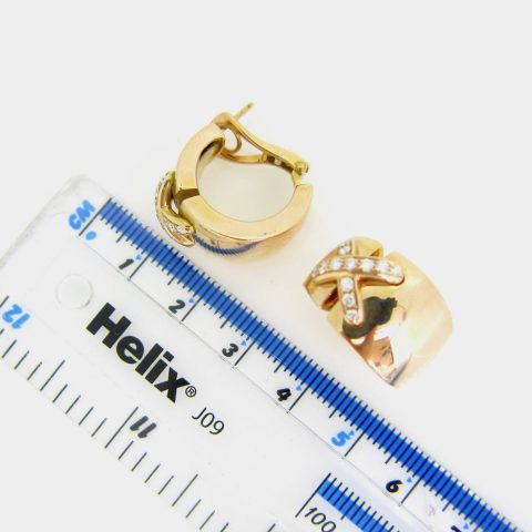 Chaumet Jeux de Liens 081146 Croises Earrings Rose Gold 6