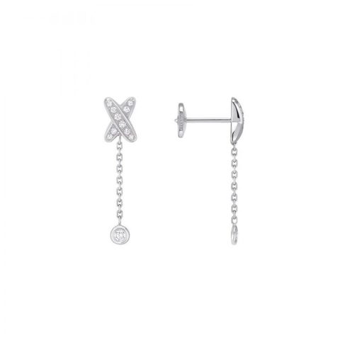 Chaumet Jeux de Liens 082225 Earrings White Gold Diamonds 1