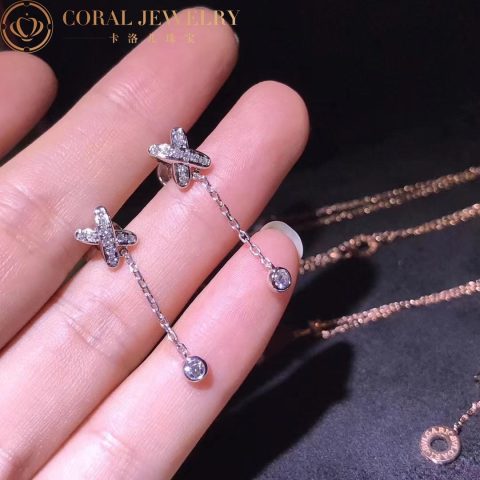 Chaumet Jeux de Liens 082225 Earrings White Gold Diamonds 4