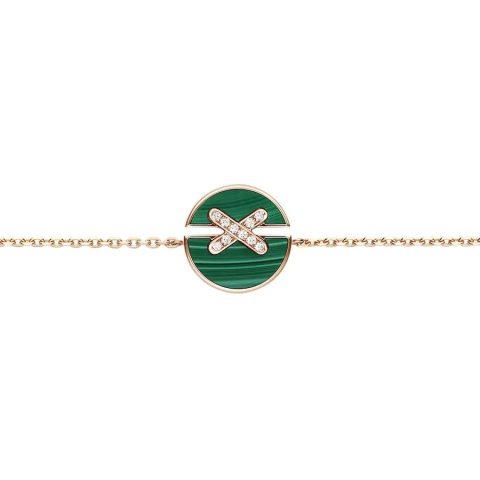 Chaumet 084997 Jeux De Liens Harmony Malachite Bracelet Rose Gold Malachite Diamonds 2