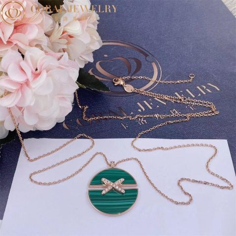 Chaumet 084682 Jeux De Liens Harmony Malachite Medium Model Pendant 7