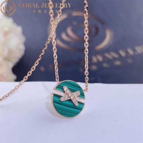 Chaumet 084427 Jeux De Liens Harmony Malachite Small Model Pendant 9
