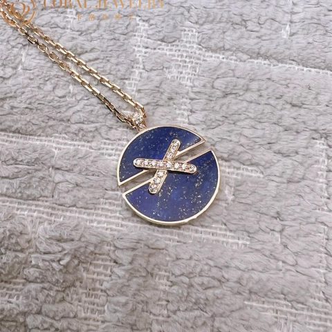 Chaumet 084650 Jeux De Liens Harmony Medium Model Pendant Rose Gold Lapis Lazuli 6