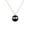 Chaumet 084650 Jeux De Liens Harmony Onyx Medium Model Pendant Rose Gold Onyx Diamonds 3