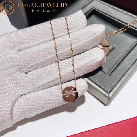 Chaumet Jeux De Liens 084218 Harmony Rose Gold Small Model Pendant 7