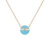 Chaumet 084956 Jeux De Liens Harmony Small Model Pendant Rose Gold Turquoise 1