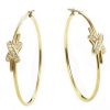 Chaumet 354316 Jeux De Liens Hoop Earrings Yellow Gold and Diamond 1