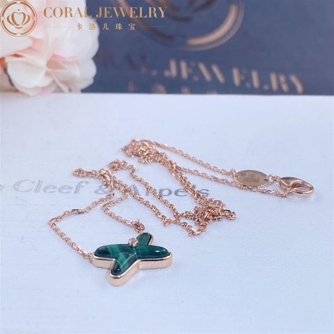Chaumet Jeux De Liens Pendant 083969 Rose Gold Malachite Diamond 8