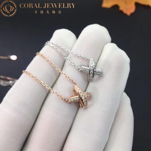 Chaumet Jeux De Liens Pendant 082215 White Gold Diamonds 6