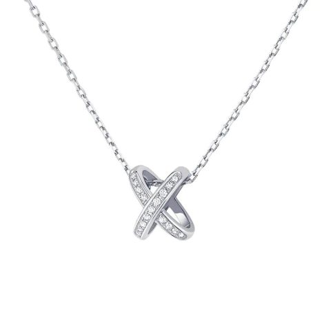 Chaumet Jeux De Liens Pendant 082215 White Gold Diamonds 2