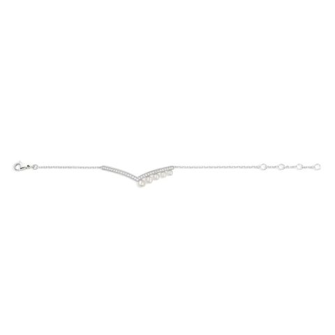 Chaumet Joséphine Aigrette Bracelet 083295 White Gold Pearls Diamonds 1