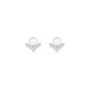 Chaumet Joséphine Aigrette 085046 Earrings White Gold Pearls Diamonds 1