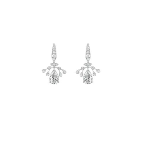 Chaumet 082612 Joséphine Aigrette Impériale Earrings Platinum Diamonds 1