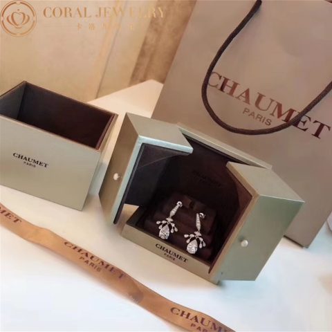 Chaumet 082612 Joséphine Aigrette Impériale Earrings Platinum Diamonds 11