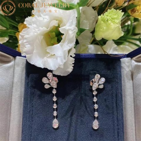Chaumet Joséphine Aigrette Impériale 083353 Earrings White Gold Diamonds 6