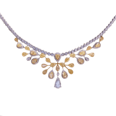 Chaumet 083103-1 Joséphine Aigrette Impériale Necklace White Gold,Yellow Diamonds 2