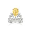 Chaumet Joséphine Aigrette Impériale Ring 082895 Platinum yellow diamond diamonds 2 Chaumet Joséphine Aigrette Impériale Ring 082895 Platinum yellow diamond diamonds 1