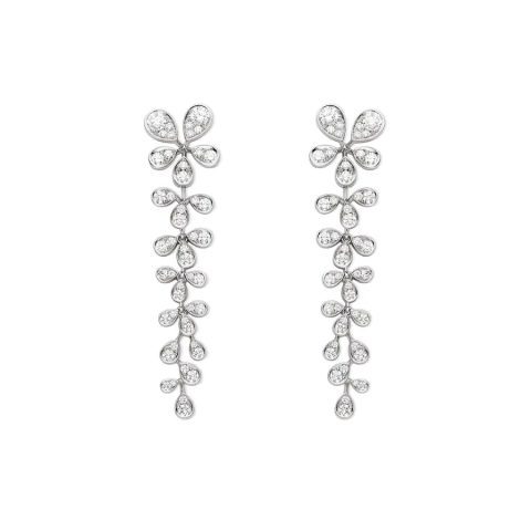 Chaumet Joséphine 083838 Aigrette Impériale Transformable Earrings White Gold Diamonds 1