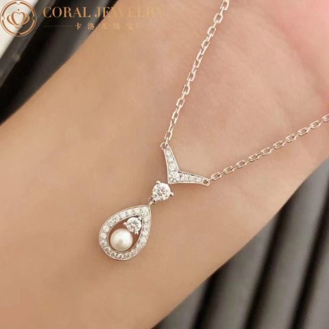 Chaumet 083456 Josephine Aigrette white gold and diamond pendant 6