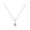 Chaumet Josephine Aigrette 083315 white gold aquamarine and diamond pendant 2