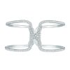 Chaumet 082221 Liens Openworked Bracelet White Gold Diamonds 1