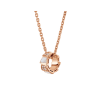 Bulgari Serpenti 357095 Viper 18 kt rose gold necklace set with mother-of-pearl elements and pavé diamonds on the pendant 1